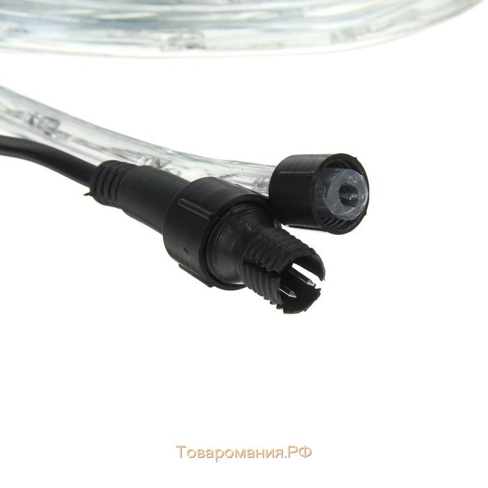 Световой шнур Lighting 10 мм, IP65, 10 м, 24 LED/м, 220 В, 8 режимов, свечение красное