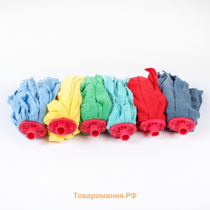 Насадка для швабры ленточная  «Юбочка», микрофибра, 28×7×7 см, МИКС