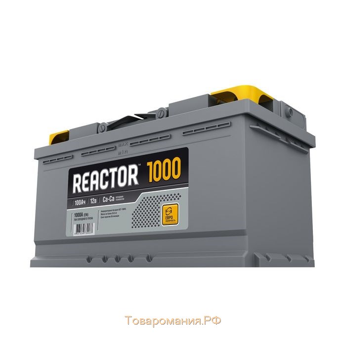 Аккумуляторная батарея REACTOR 100 А/ч - 6 СТ АПЗ, обратная полярность