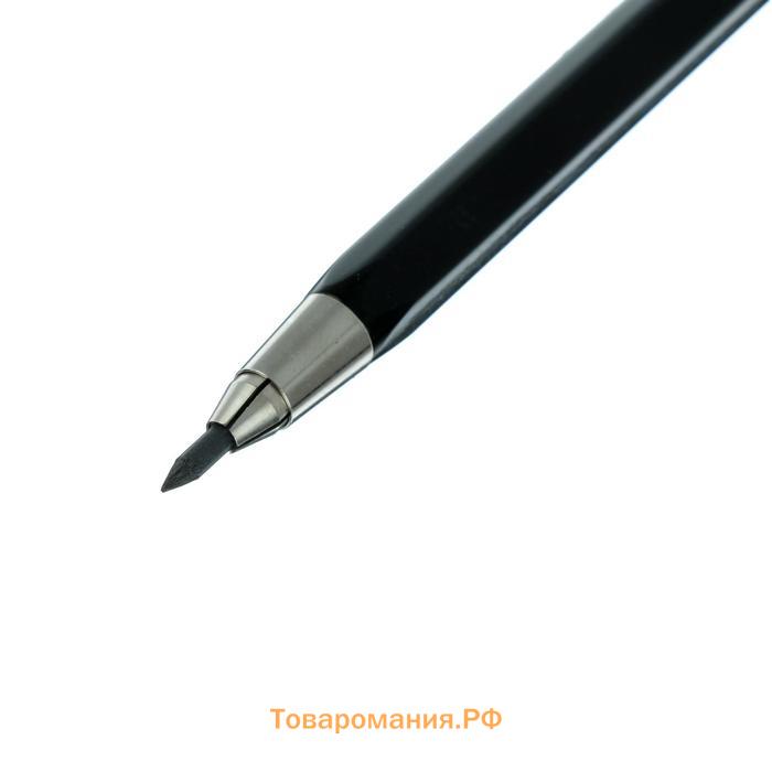 Карандаш цанговый 2.5 мм Koh-I-Noor 5905N, пластиковый, чёрный корпус, L=120 мм