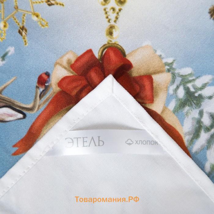 Набор столовый "Christmas time" скатерть 150х110см +/-3см с ГМВО, салф.40х40см-4 шт, хл100%