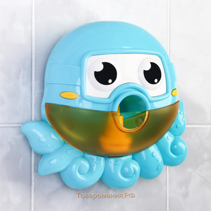 Игрушка для ванны «Осьминог», пузыри, на присоске