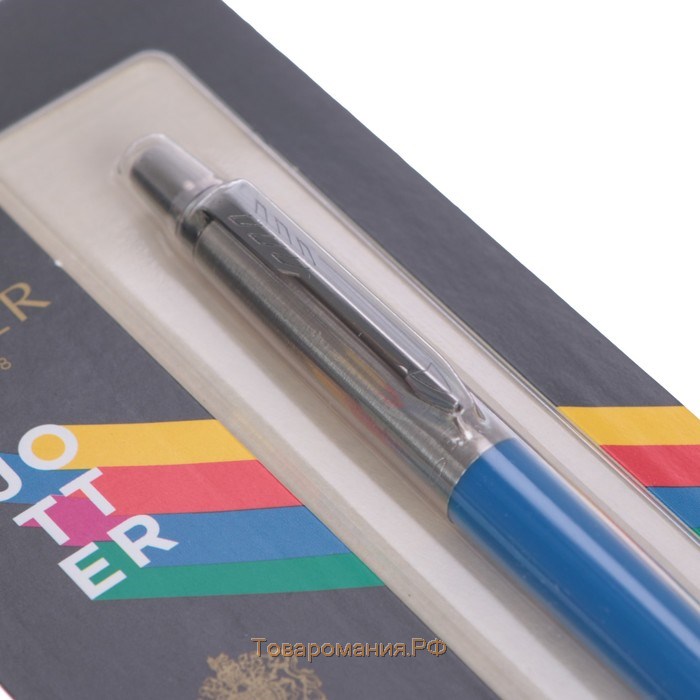 Ручка шариковая Parker Jotter Color M, корпус пластиковый, синие чернила, блистер