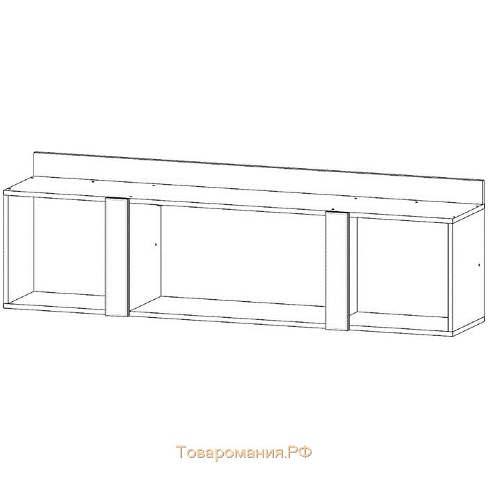 Полка Ривьера 329х1601х480 Анкор Светлый