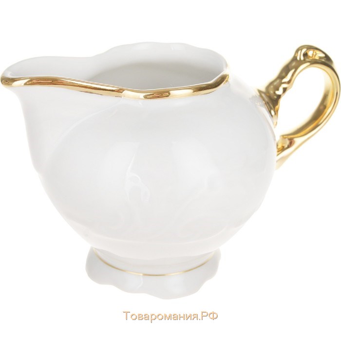 Чайный сервиз 6/9 Tulip, декор «Белоснежный тюльпан, золотые держатели», 15 предметов