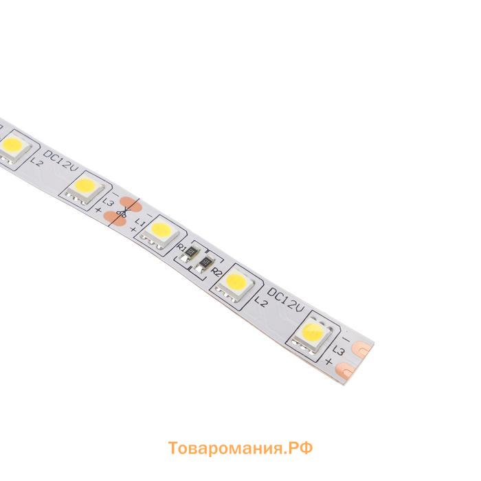 Светодиодная лента Ecola PRO 1 м, IP20, SMD5050, 60 LED/м, 14.4 Вт/м, 12 В, 4200К