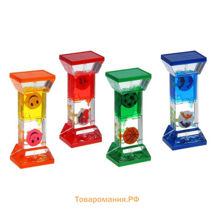 Гелевые часы "Комина", антистресс, 12 х 5 см, красные