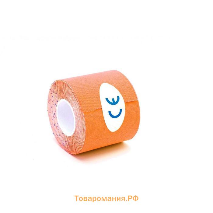 Кинезио тейп Bradex, 5 см х 5 м, оранжевая