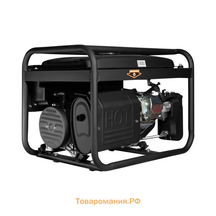 Бензиновый генератор FoxWeld Expert G3700, 3.3 кВт, 7 л.с, 2х220 В, 12 В, ручной старт