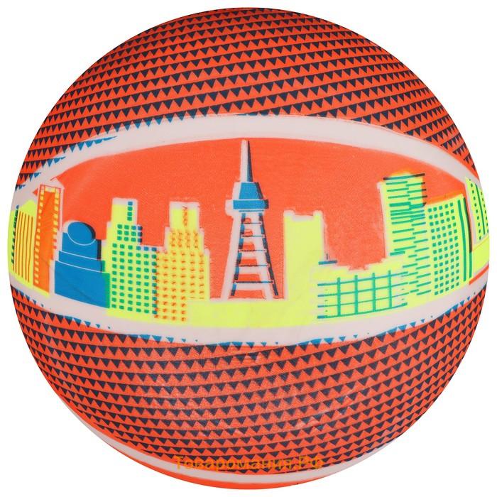 Мяч детский «Город», d=22 см, 60 г, цвет МИКС
