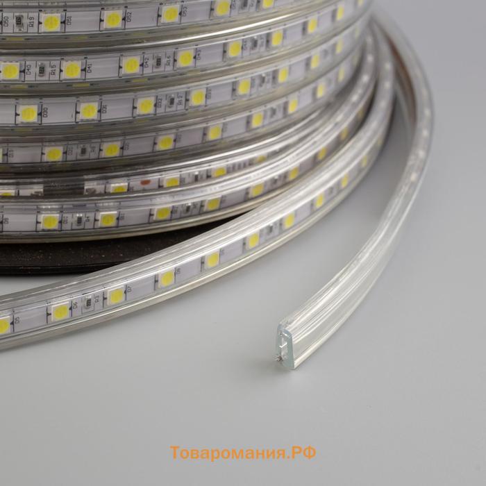 Светодиодная лента Ecola STD 14 × 7 мм, 100 м, IP68, SMD5050, 60 LED/м, 14.4 Вт/м, 220 В, 6000К