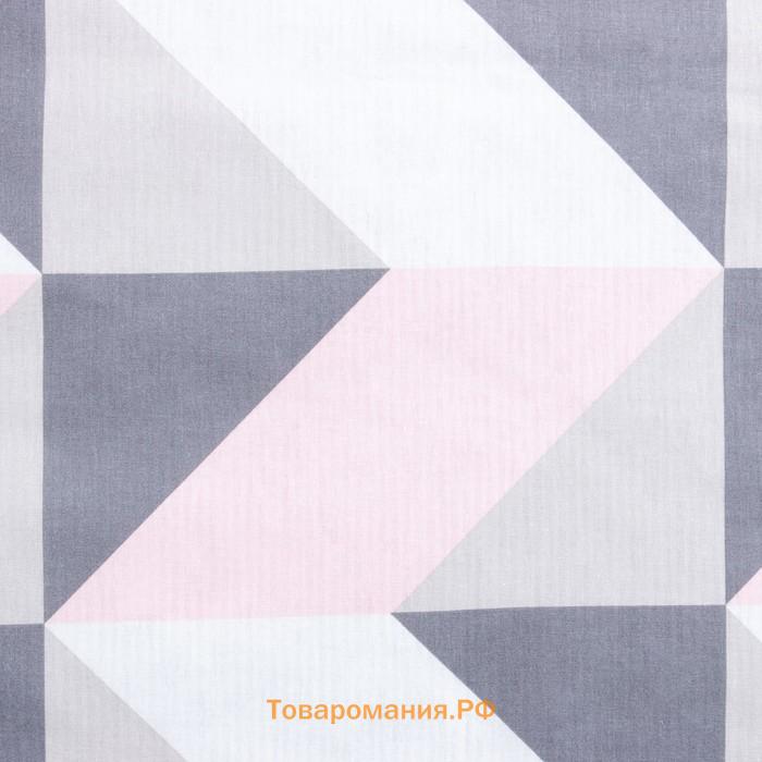 Постельное бельё  Дуэт Pink illusion 143х215 см - 2 шт, 220х240 см, 70х70 см -2 шт, бязь 125 г/м2