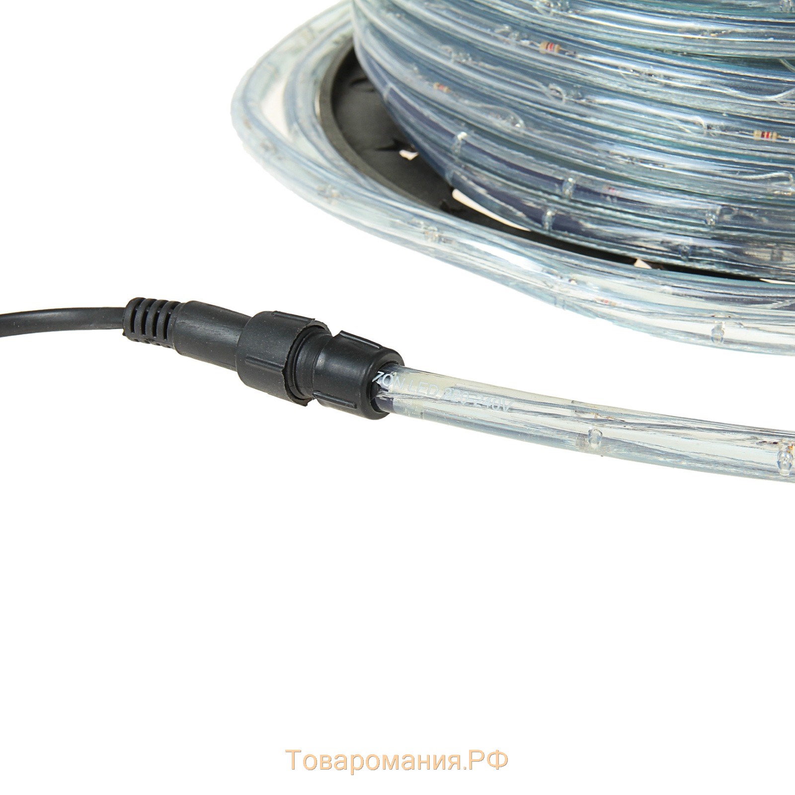 Световой шнур Lighting 11 мм, IP65, 100 м, 24 LED/м, 220 В, 2W, постоянное свечение, свечение красное