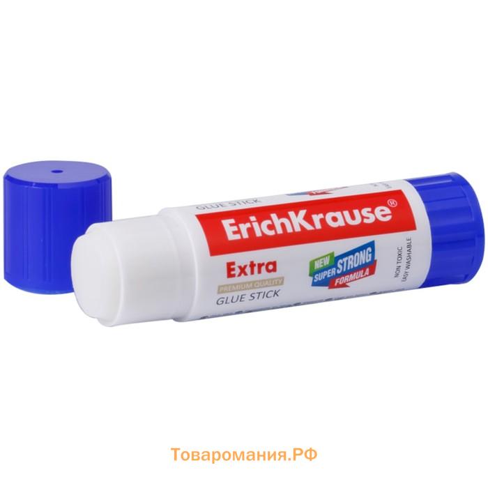 Клeй-карандаш ErichKrause Extra PVP, 21 г, усиленный