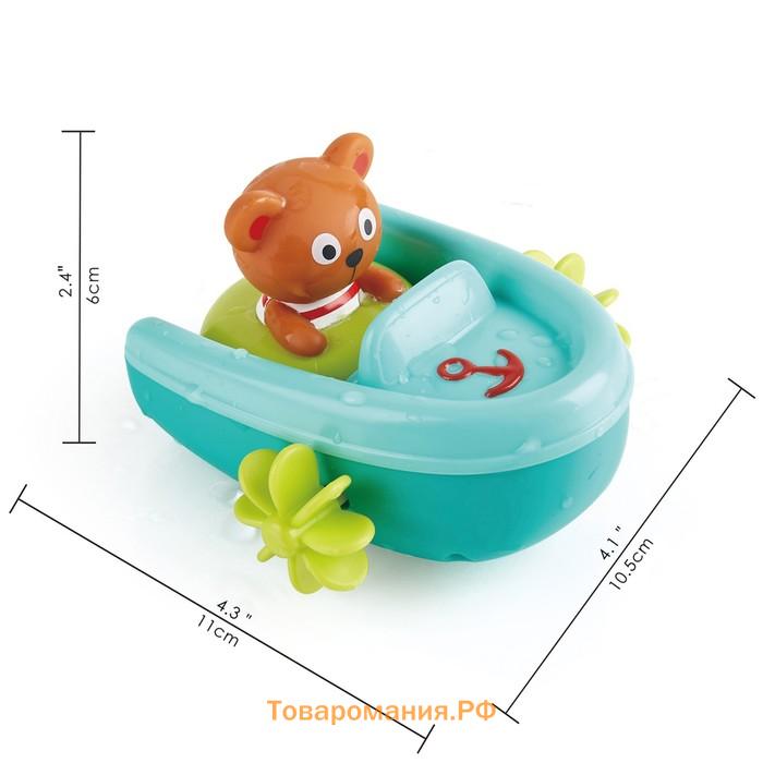 Игрушка для купания «Мишка на тюбинге»