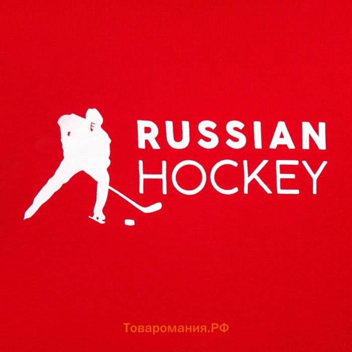 Худи President Спорт.Хоккей, размер XL, цвет красный