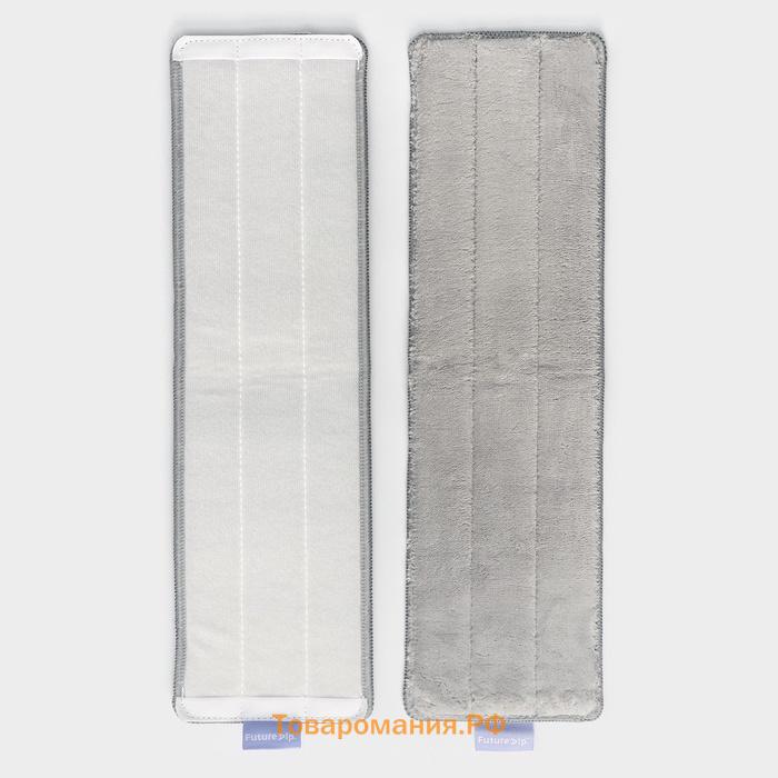 Насадки для плоской швабры Future Alp 4 clean system, 2 шт., 40.5×11.5 см