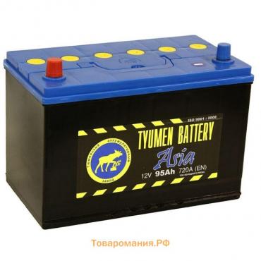 Аккумуляторная батарея Тюмень 95 Ач 6СТ-95L, Азия