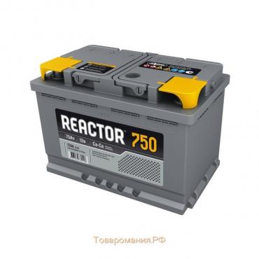Аккумуляторная батарея REACTOR 75 А/ч - 6 СТ АПЗ, прямая полярность