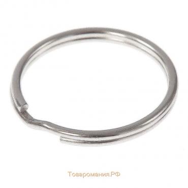 Основа для брелока кольцо металл серебро 2х2 см