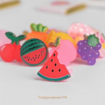 Кольцо детское «Выбражулька» фруктовый сад, форма МИКС, цветное