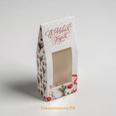 Коробка складная «С Новым годом!», 6 х 14,5 х 3,5 см