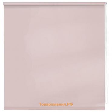 Рулонная штора Decofest «Пыльная роза», 80х160 см, цвет розовый
